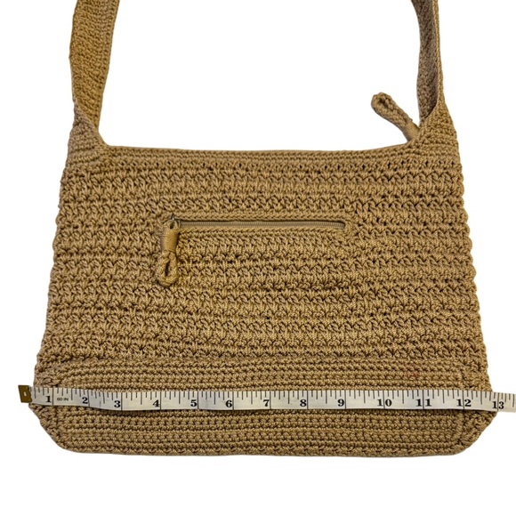 “The Sak” Beige Crochet Shoulder Bag - Vintage 1990’s - Picture 5 of 9